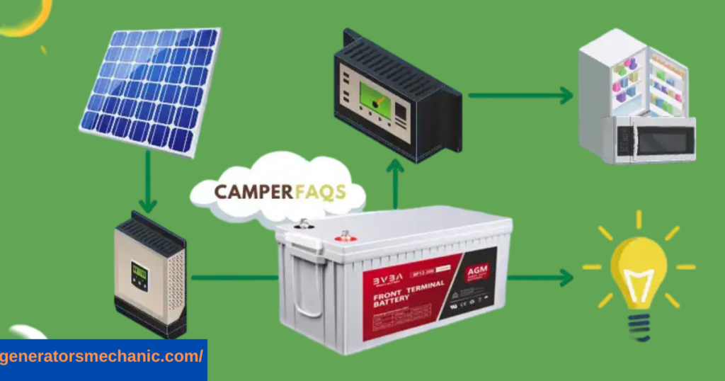 How to charge an RV battery on generators