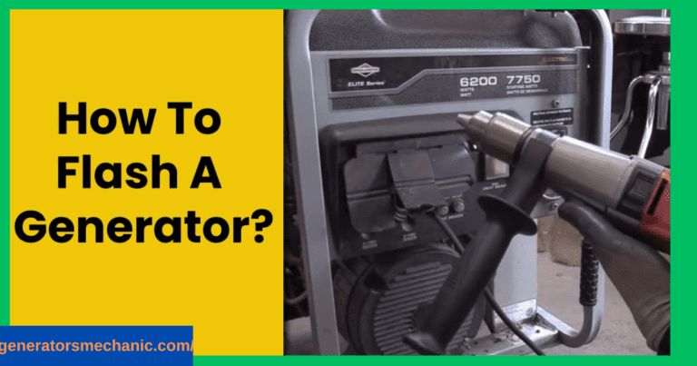 How to flash a generator with a battery and drill using DIY techniques