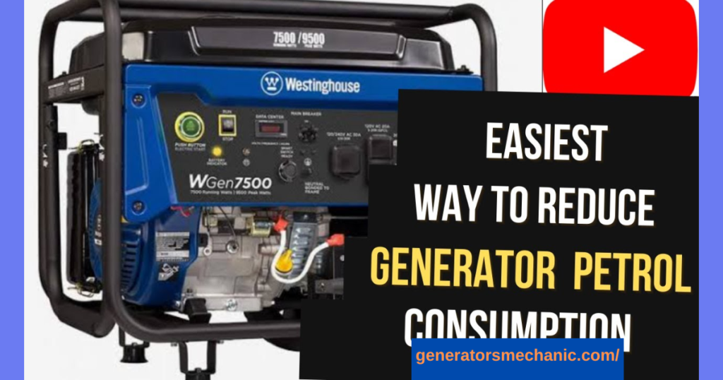 How to reduce generator fuel consumption