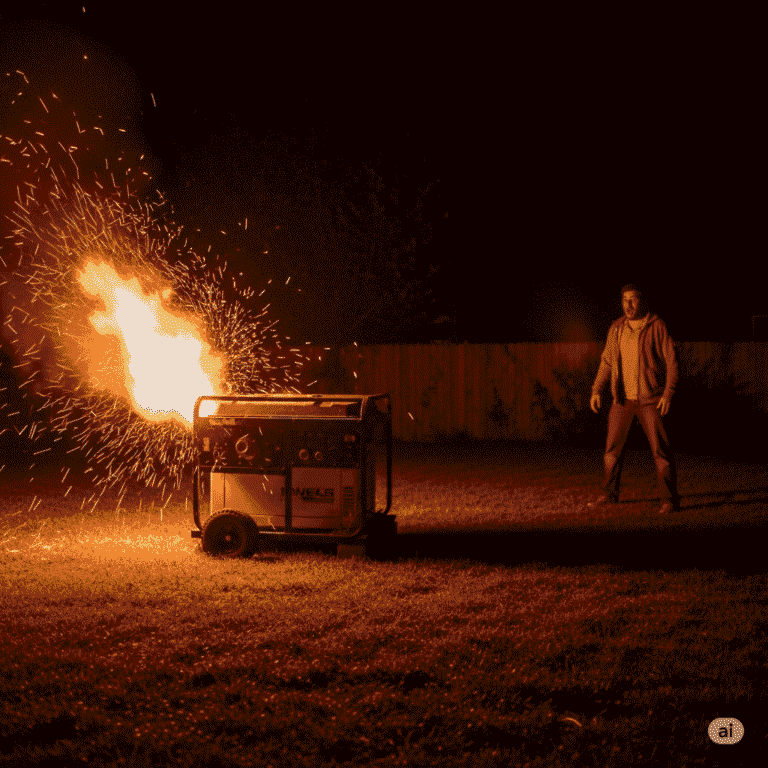 Common causes of generator backfire