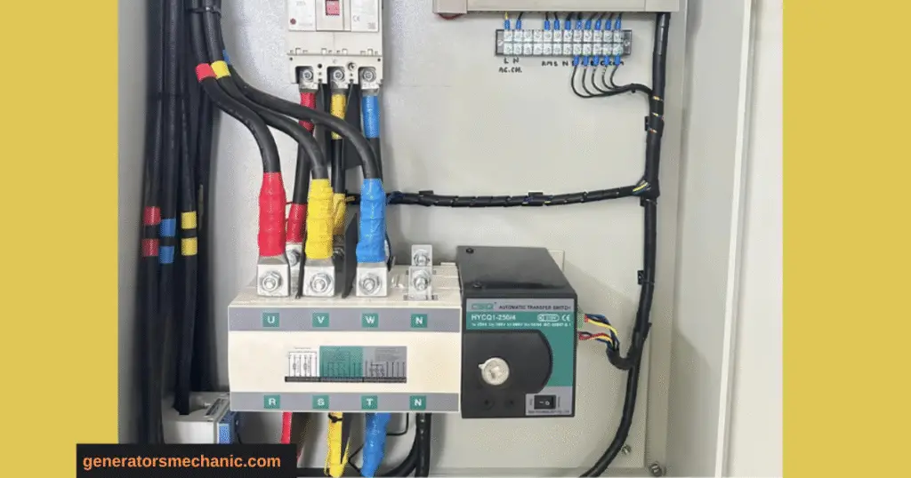 how does a generator transfer switch work