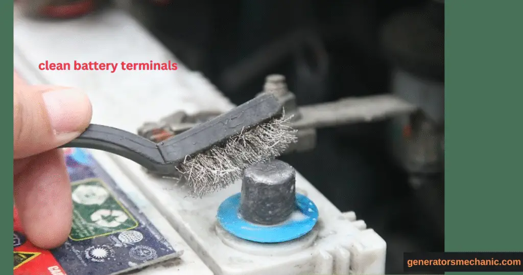 how to clean battery terminals
