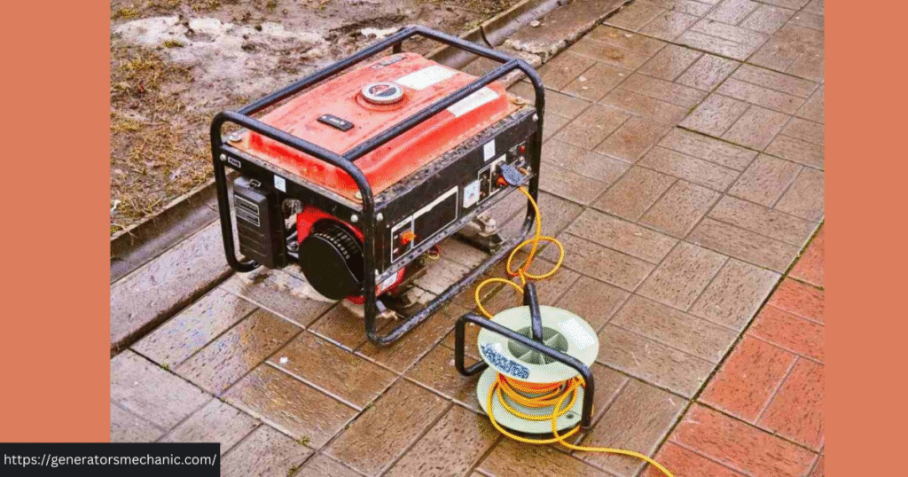 can a generator get wet